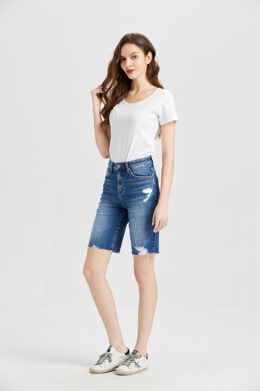 HIGH RISE BERMUDA SHORTS
