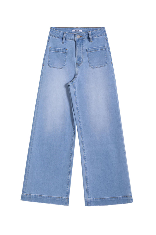 HIGH RISE WIDE LEG BYW8235 (BYJJ004) LIGHT BLUE