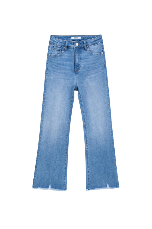 HIGH RISE FLARE BYF1152 LIGHT BLUE