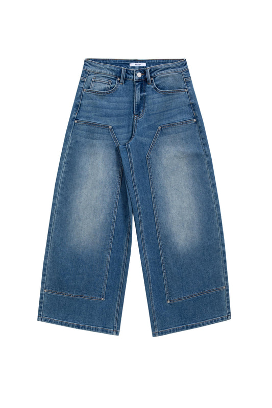 VALENTINE HIGH RISE BARREL BYOX030 (BYMJ285) MEDIUM BLUE