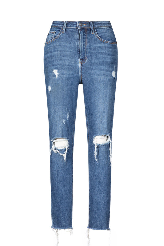 HIGH RISE SKINNY BYS2145 (RDP1206) LIGHT BLUE