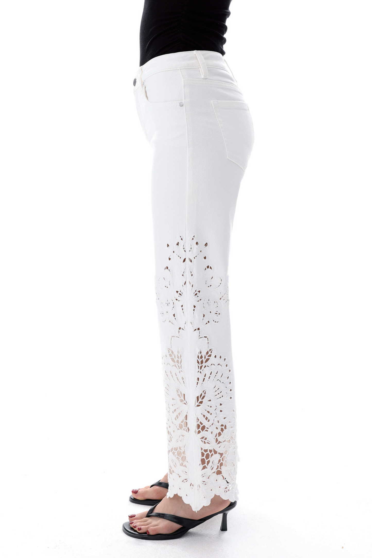 HONGKONG M-HIGH RISE STRAIGHT ANKLE JEANS BYT5370