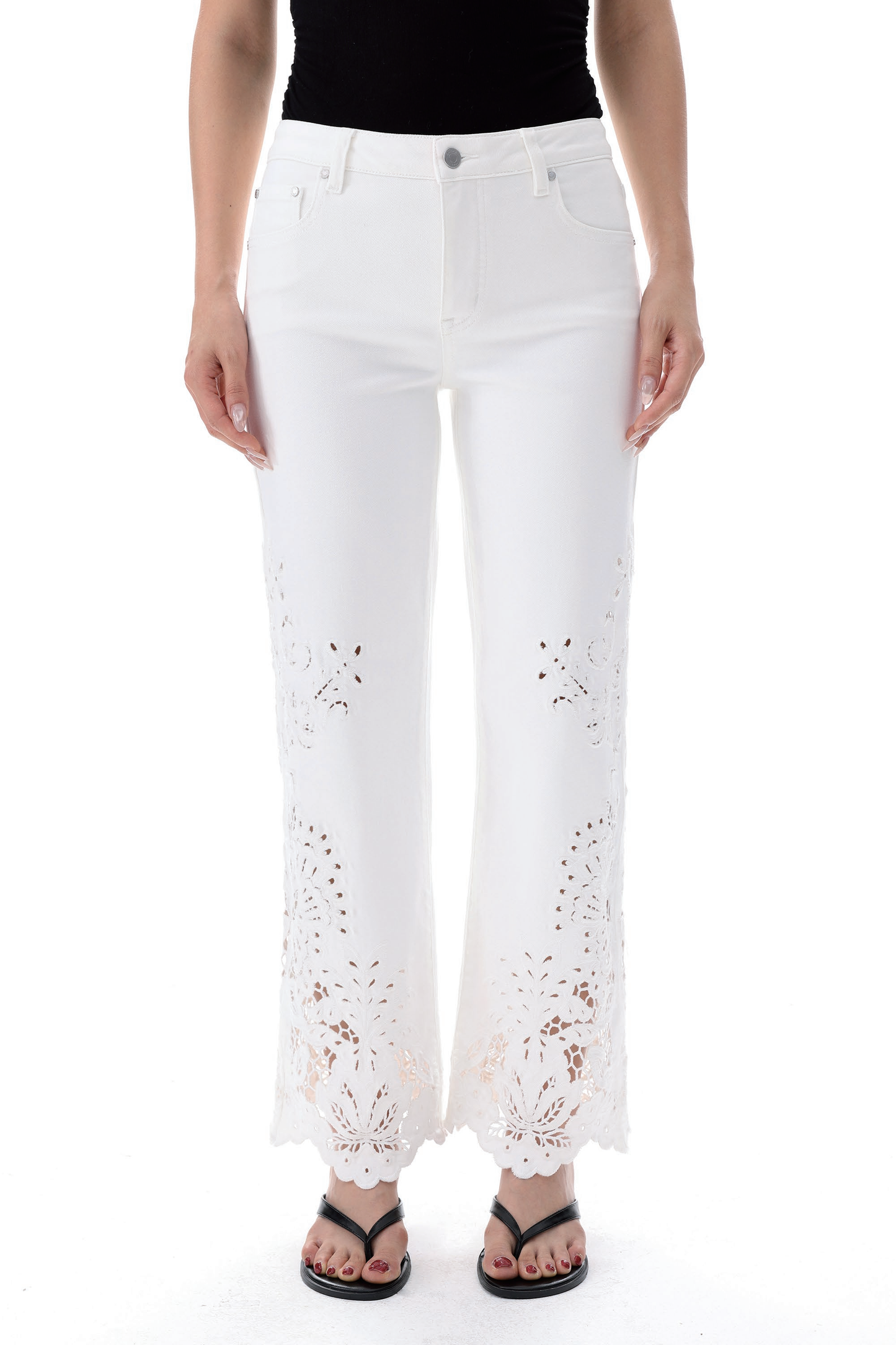 HONGKONG M-HIGH RISE STRAIGHT ANKLE JEANS BYT5370