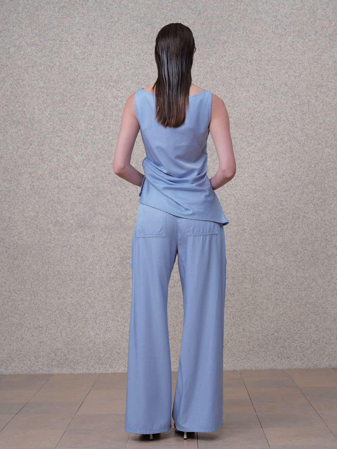 NEW YORK M-HIGH RISE SLOUCHY WIDE LEG TALL JEANS BYW8437
