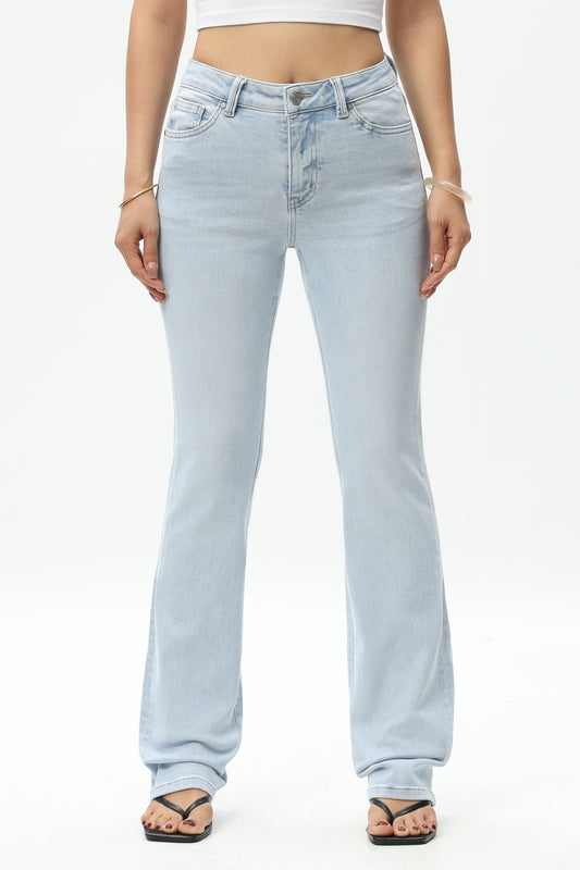MID RISE BOOTCUT BYF1159 (BYMJ171) LIGHT BLUE