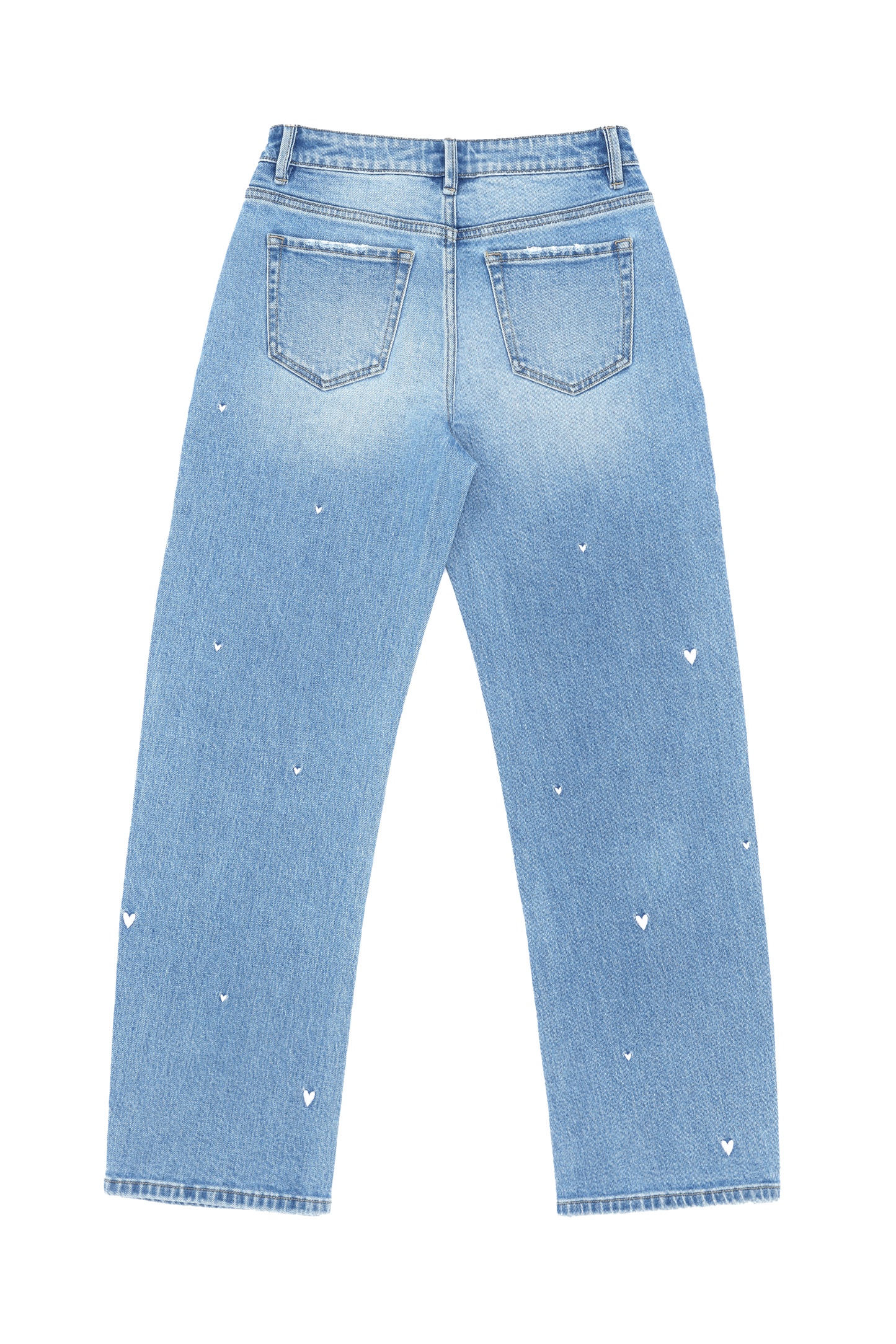 FLORA MID RISE BARREL  BYOX036 (BYJJ065) MEDIUM BLUE