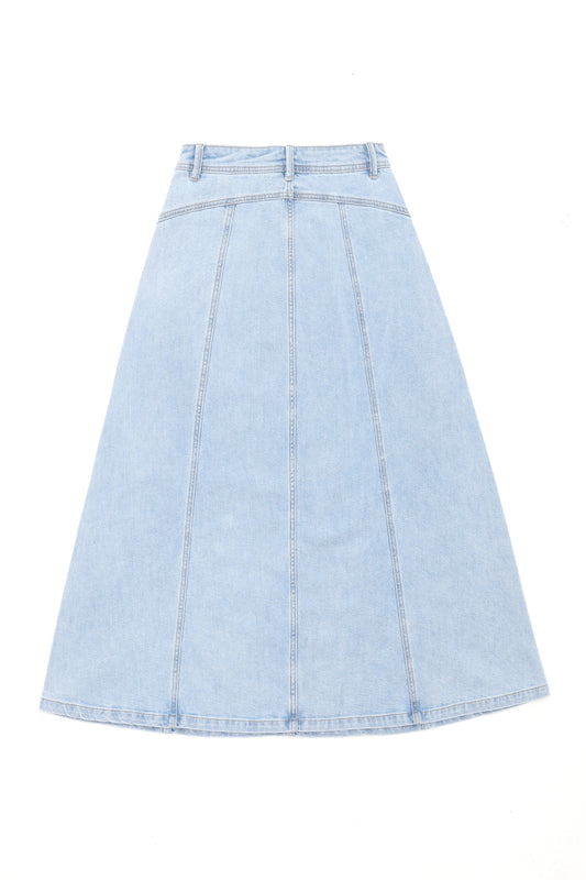 CAIUS MID RISE SKIRT BYK7090 (BYMJ288) LIGHT BLUE