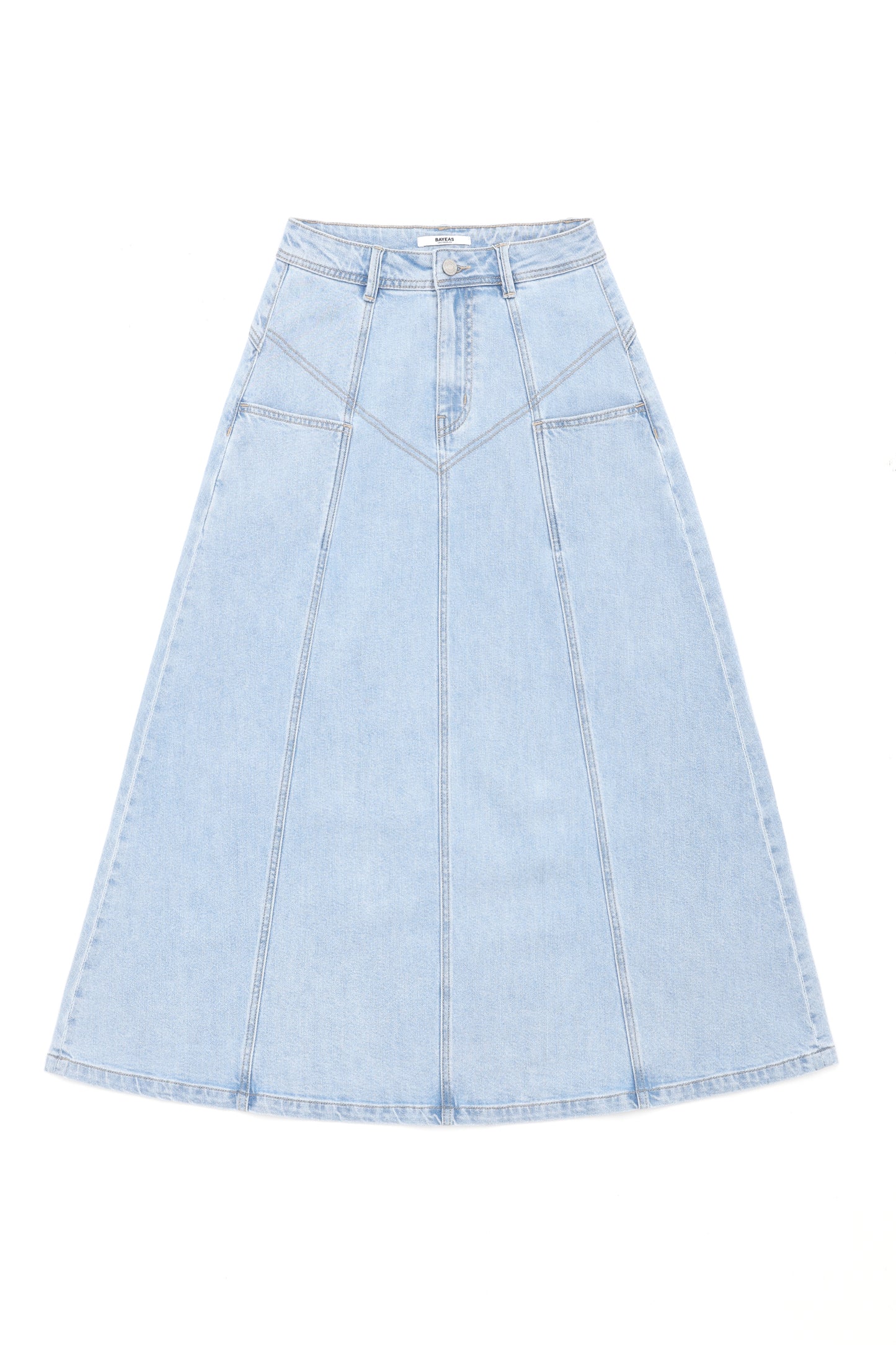 CAIUS MID RISE SKIRT BYK7090 (BYMJ288) LIGHT BLUE
