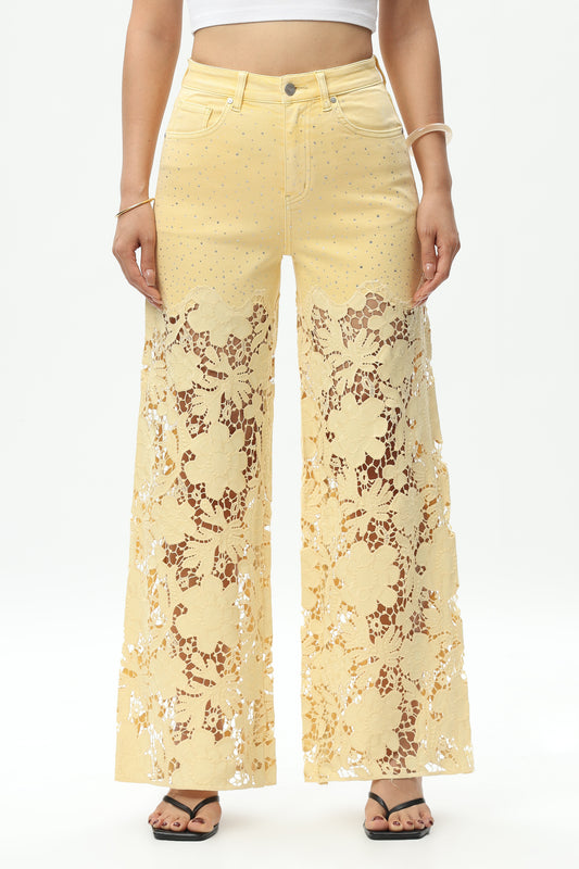 FLORA HIGH RISE WIDE LEG
BYW8194 (BYCK007) BUTTER YELLOW