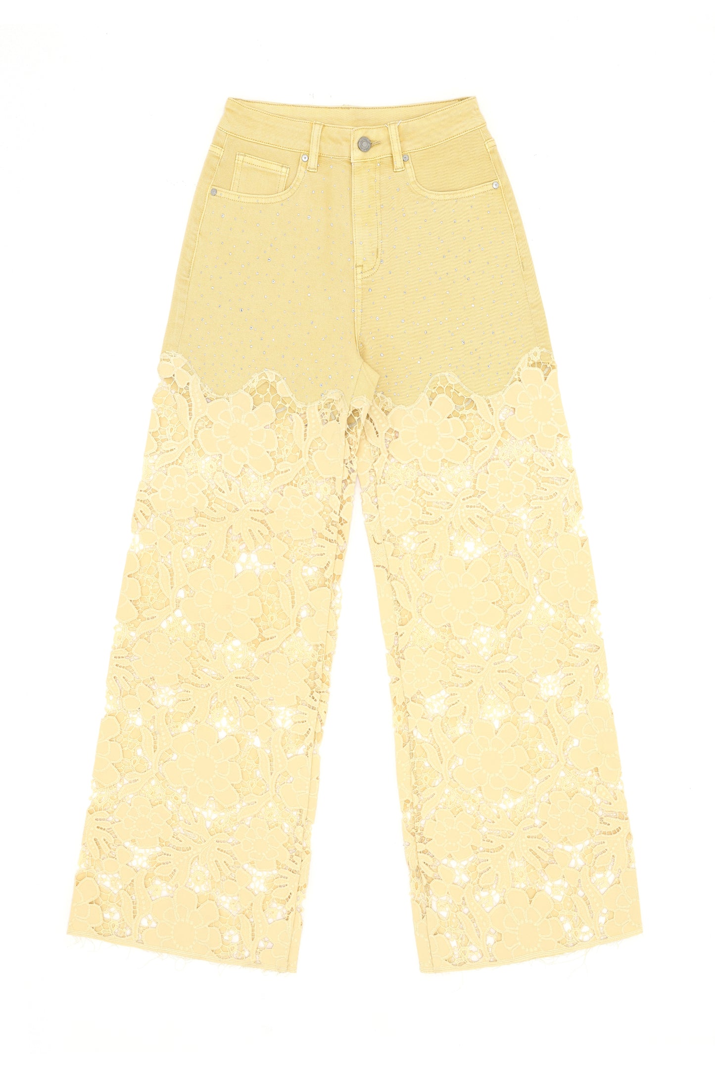 FLORA HIGH RISE WIDE LEG
 BYW8194 (BYCK007) BUTTER YELLOW