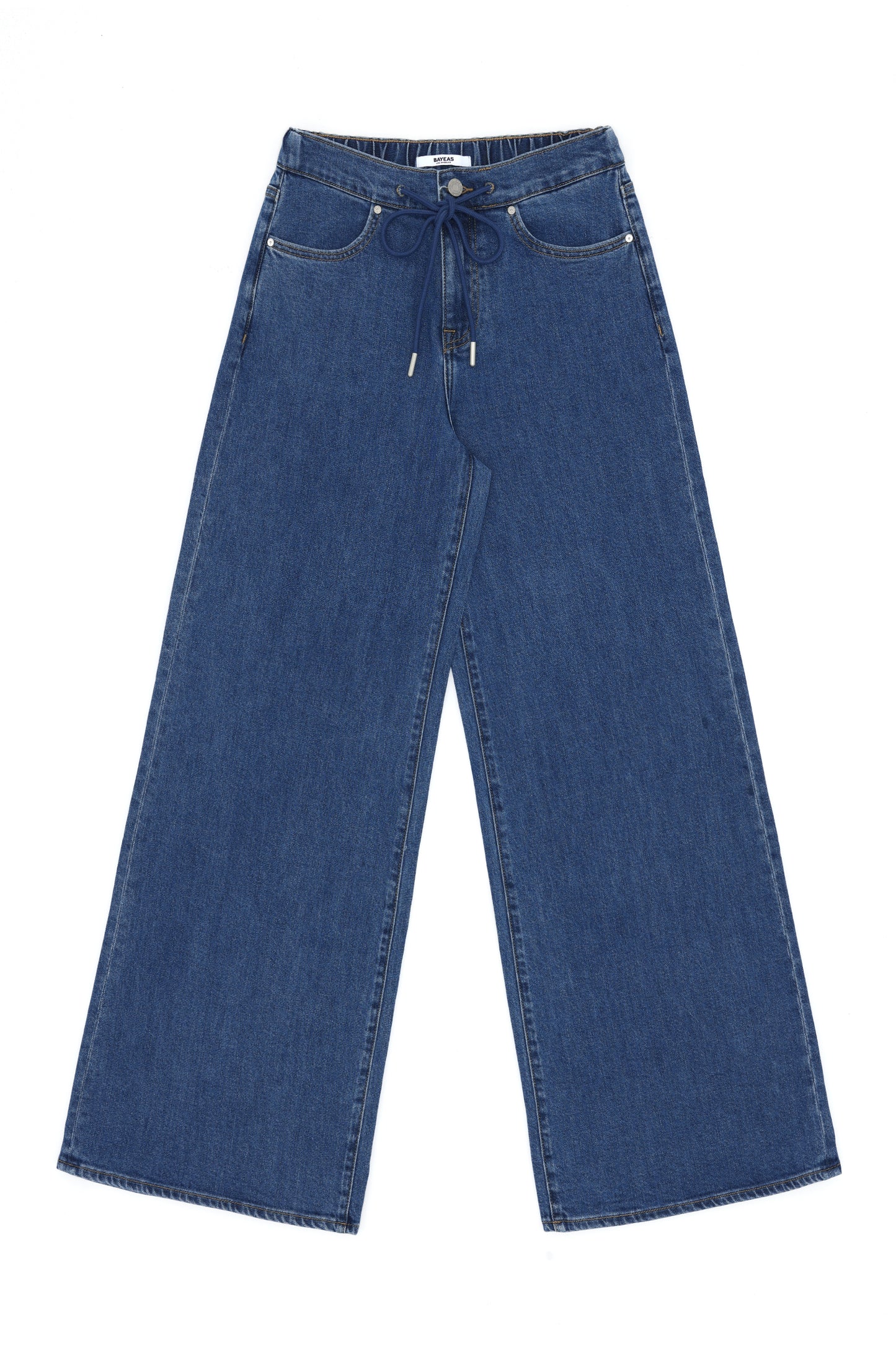 ZEPHYRINE MID RISE WIDE LEG  BYW8276R (BYJJ028R) MEDIUM BLUE