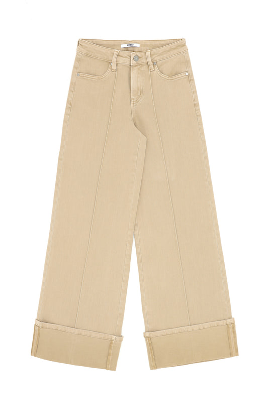 BRIAR MID RISE WIDE LEG BYW8280 (BYJJ018) LIGHT KHAKI