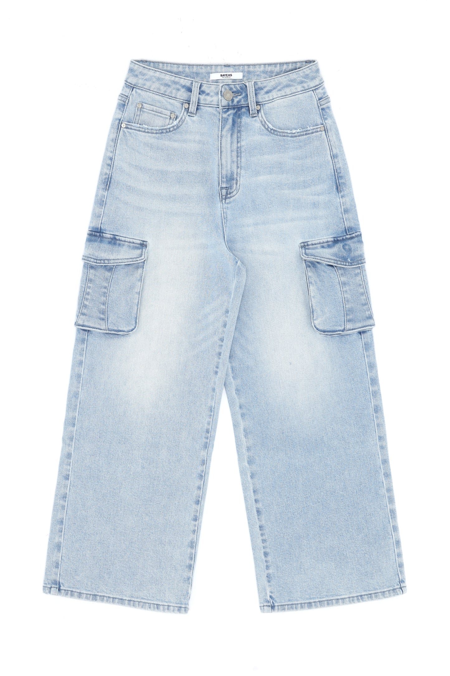 TAMSIN MID RISE BERMUDA  BYMD019 (BYYO001) LIGHT BLUE