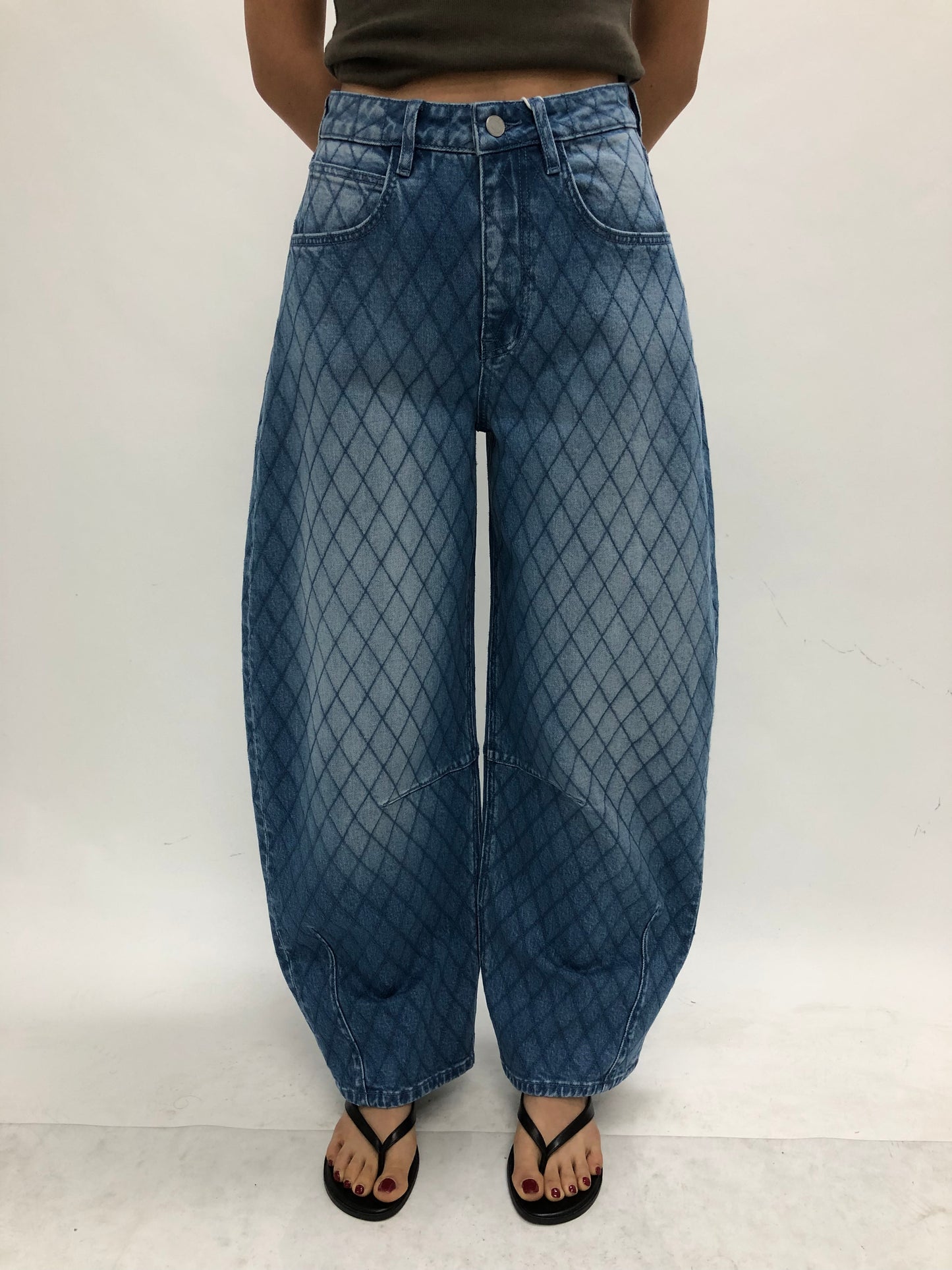 TOKYO HIGH RISE BARREL ANKLE JEANS BYOX079