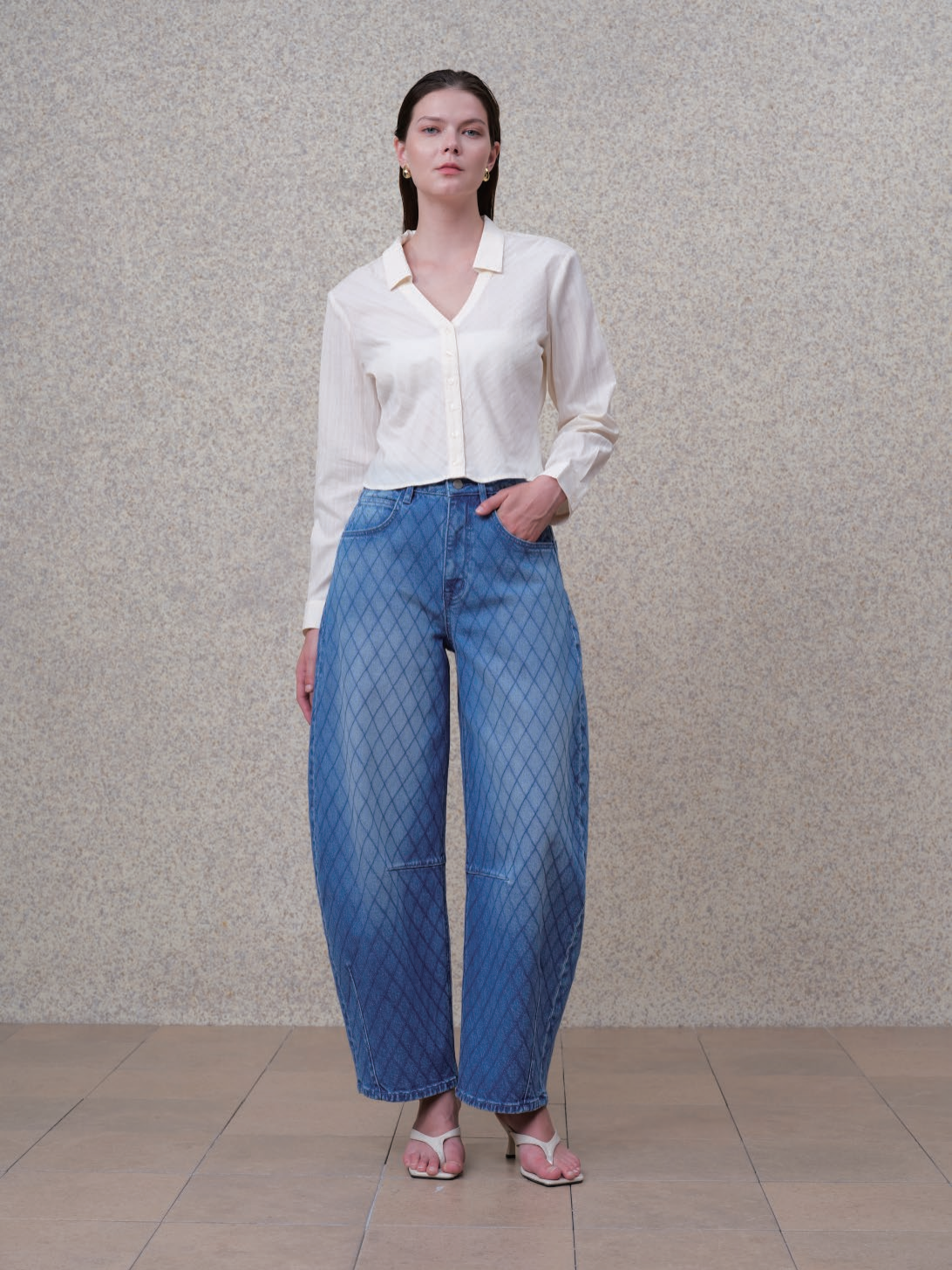 TOKYO HIGH RISE BARREL ANKLE JEANS BYOX079