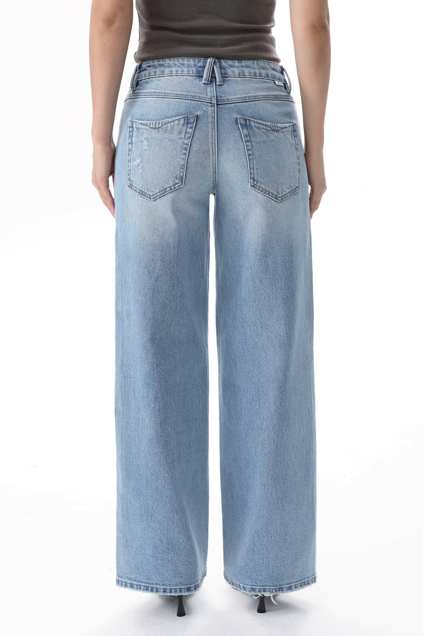 NEW YORK MID RISE WIDE LEG FULL JEANS BYW8430