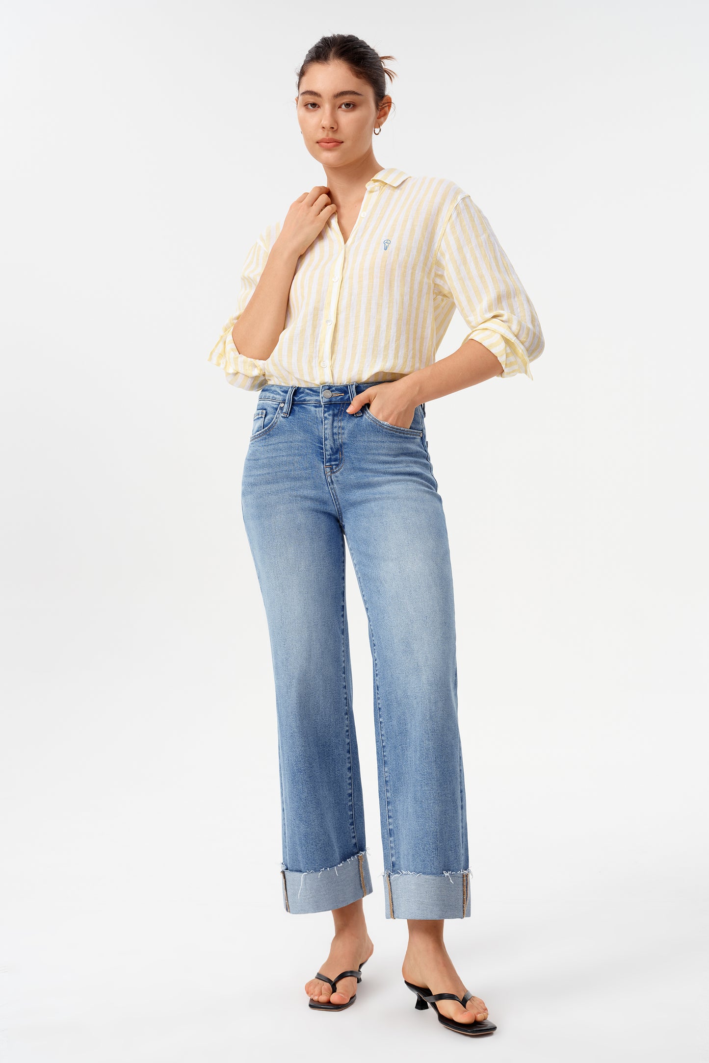 ZEPHYRINE HIGH RISE WIDE LEG