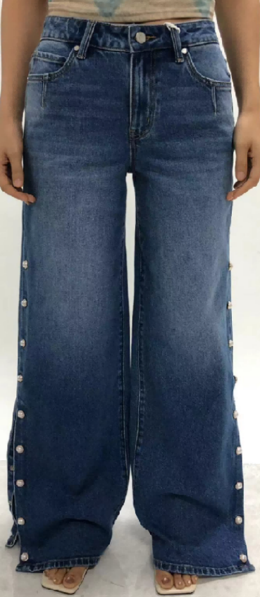 NEW YORK HIGH RISE WIDE LEG FULL JEANS BYW8410