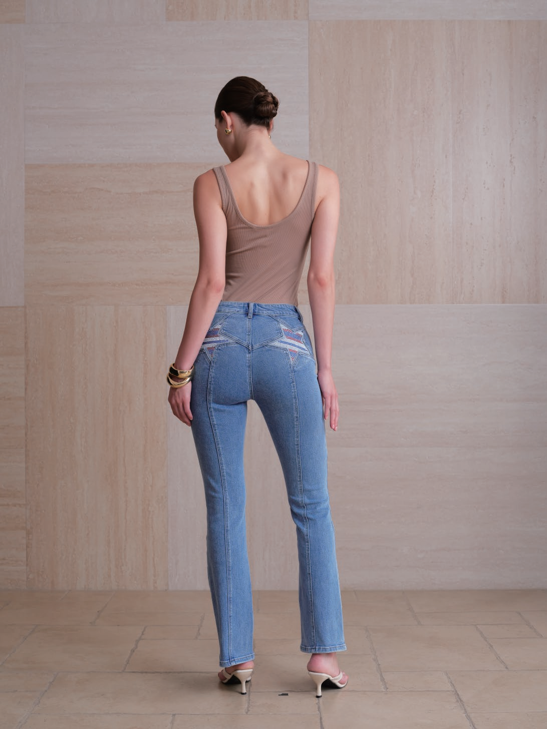 LOS ANGELES HIGH RISE BOOTCUT FULL JEANS BYF1251