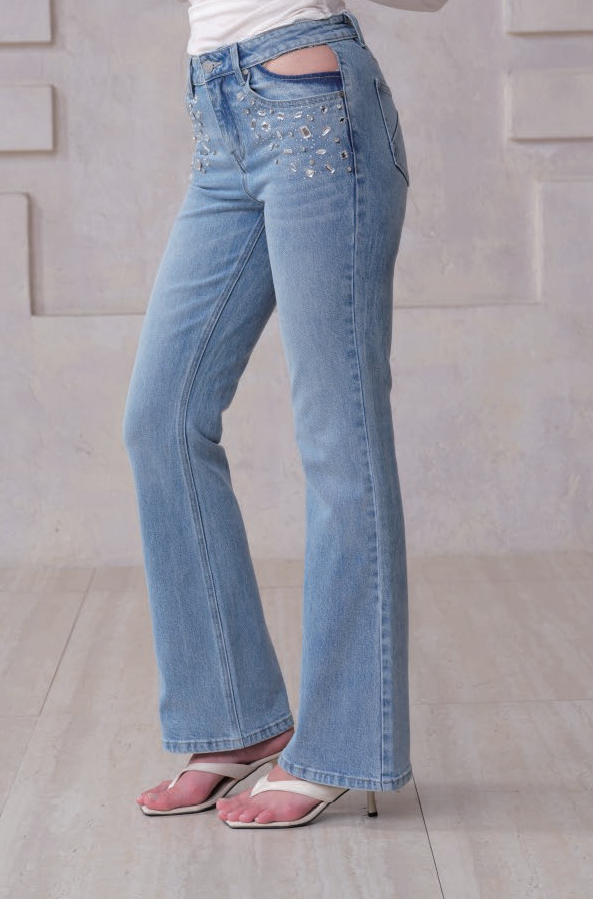 LOS ANGELES M-HIGH RISE BOOTCUT FULL JEANS BYF1250