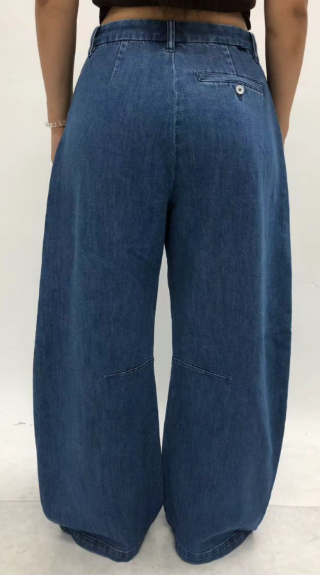 TOKYO M-HIGH RISE SLOUCHY BARREL FULL JEANS BYOX078