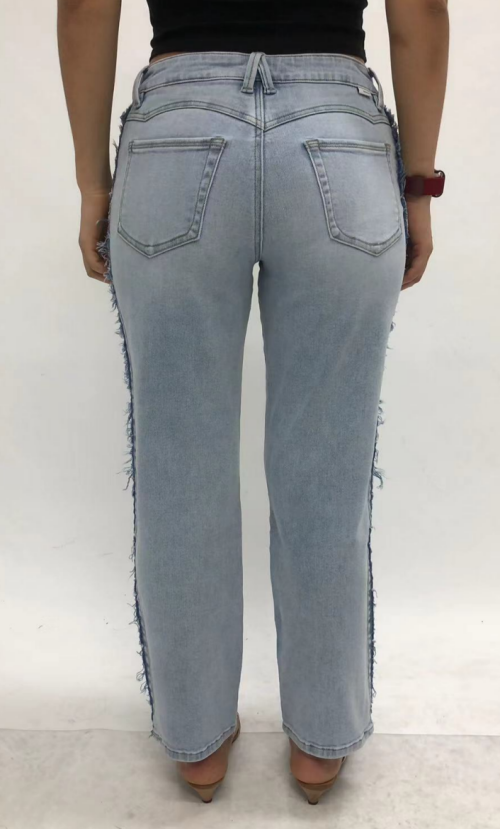 HONG KONG M-HIGH RISE CROPPED STRAIGHT JEANS  BYT5363