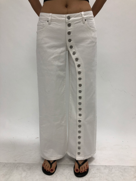 NEW YORK LOW RISE WIDE LEG FULL JEANS CLOUD REALM