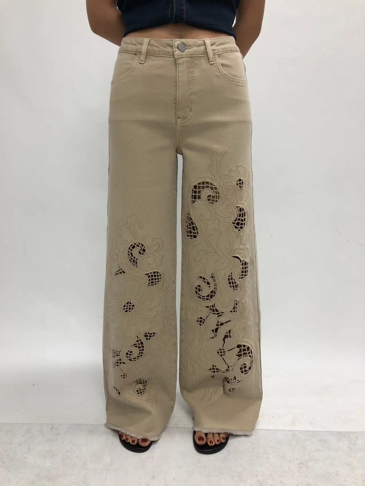 NEW YORK SUPER HIGH RISE WIDE LEG FULL JEANS BYW8445