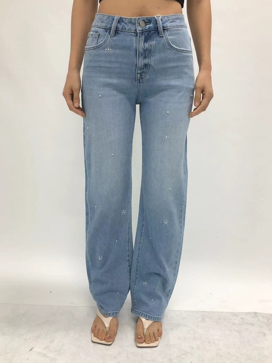 TOKYO MID RISE BABY BARREL JEANS BYOX072 PEARL ECHO