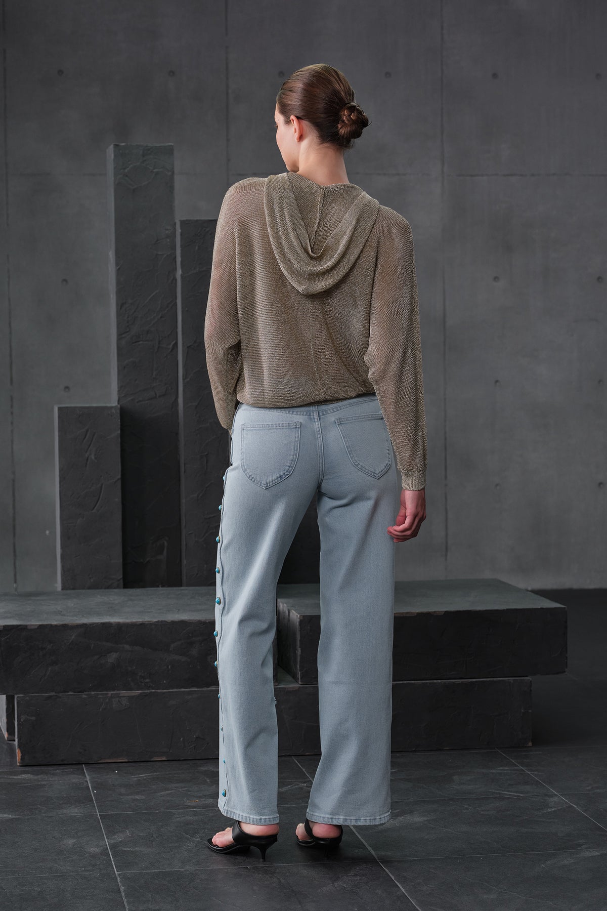 NEW YORK MID RISE WIDE LEG FULL JEANS  BYW8407