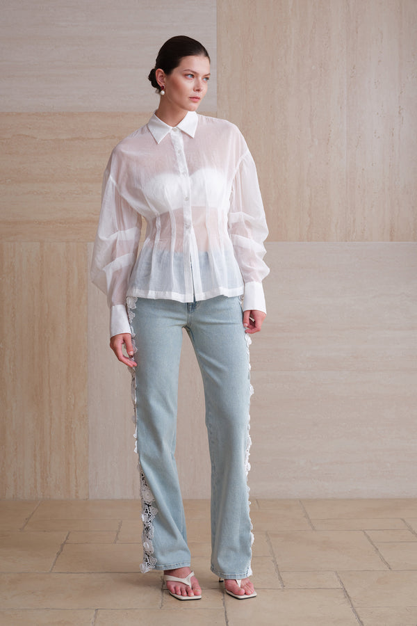 HONG KONG HIGH RISE STRAIGHT FULL JEANS BYT5366