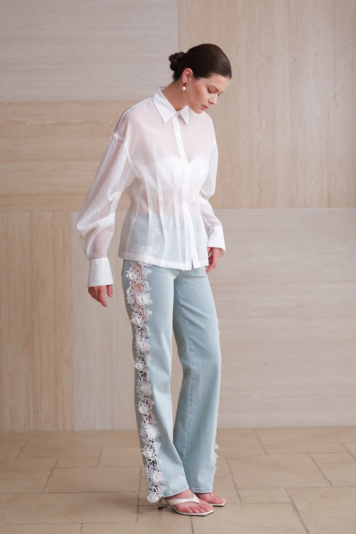 HONG KONG HIGH RISE STRAIGHT FULL JEANS BYT5366