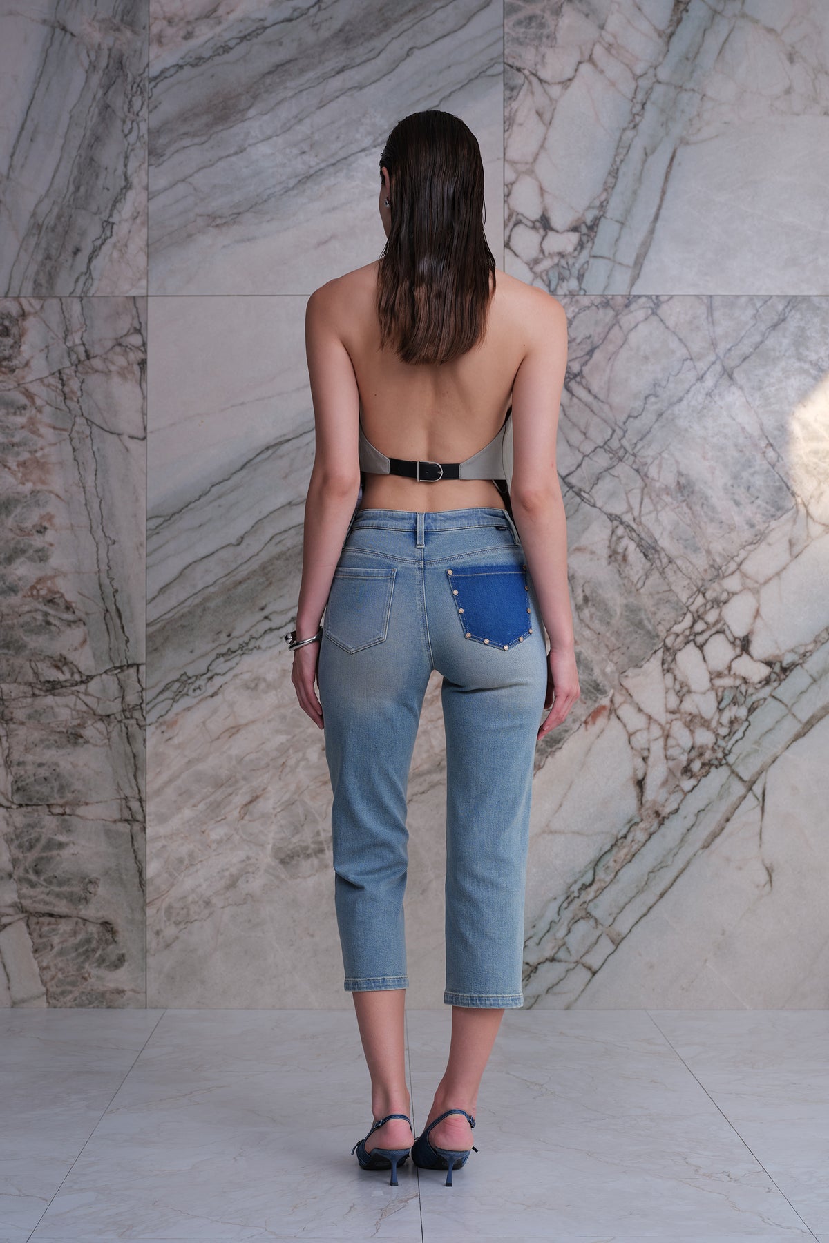 HONG KONG HIGH RISE STRAIGHT JEANS BYT5355