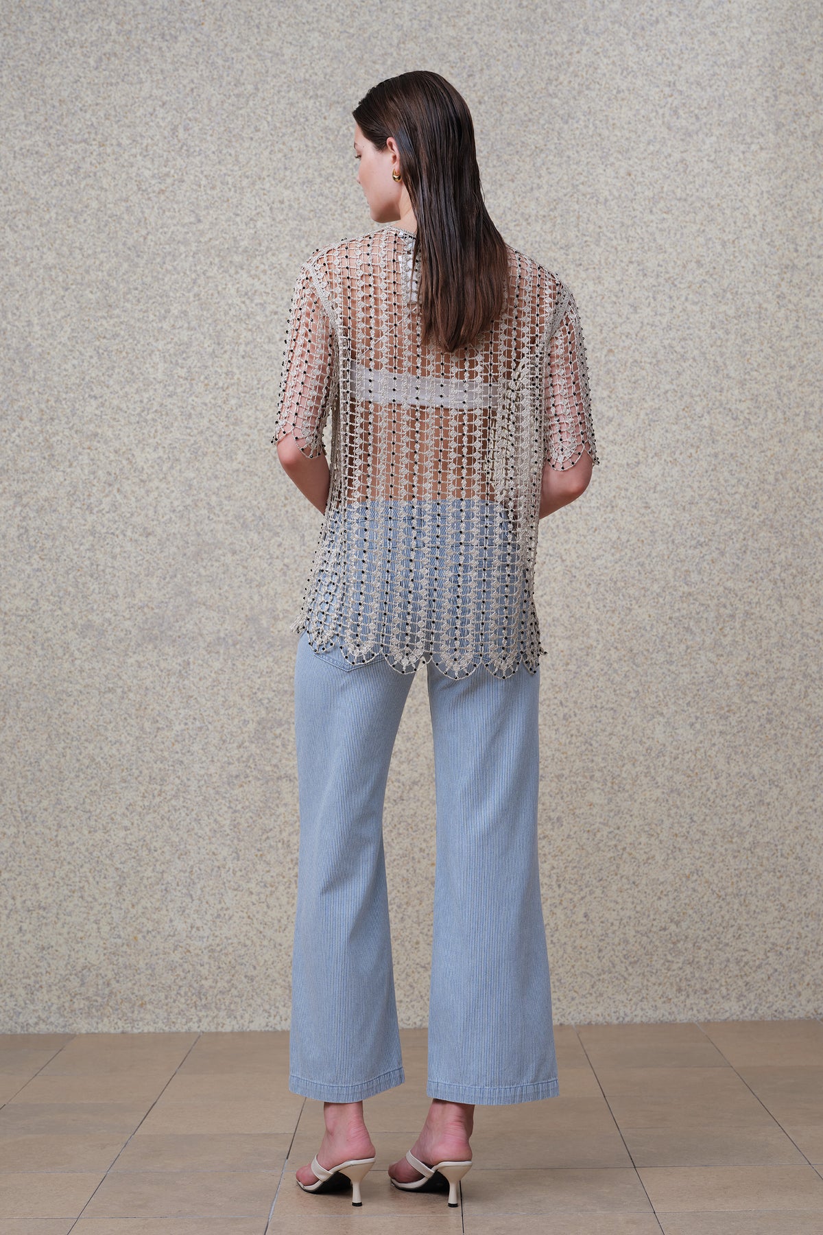 NEW YORK MID RISE RELAXED WIDE LEG FULL PANTS BYW8451