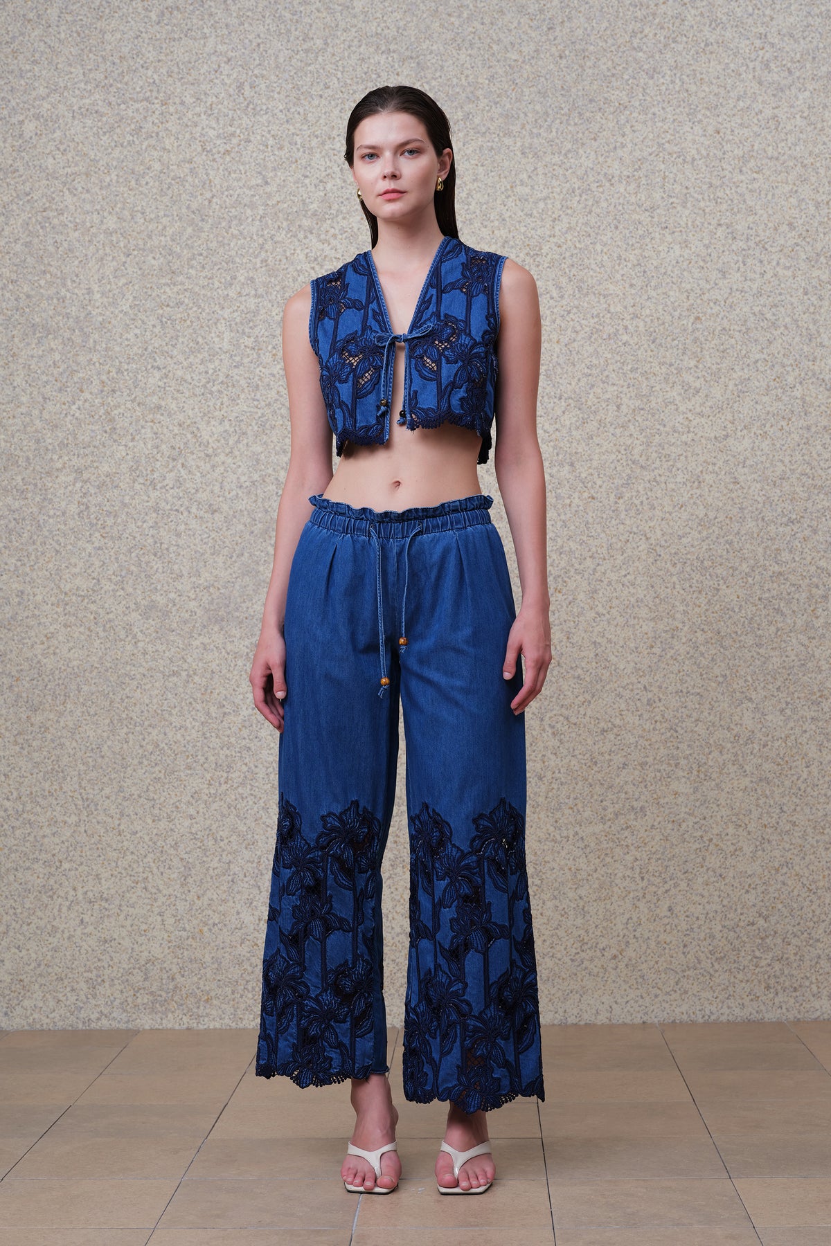 NEW YORK  HIGH RISE WIDE LEG  FULL JEANS BYW8441