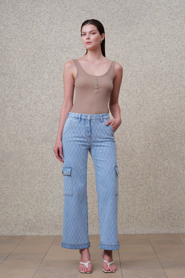 HONG KONG STRAIGHT ANKLE JEANS BYT5369