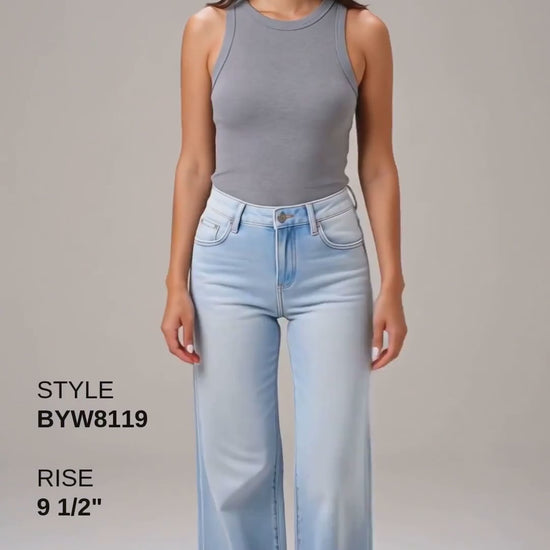 ZEPHYRINE MID RISE WIDE LEG Fashion Product Video CUT
