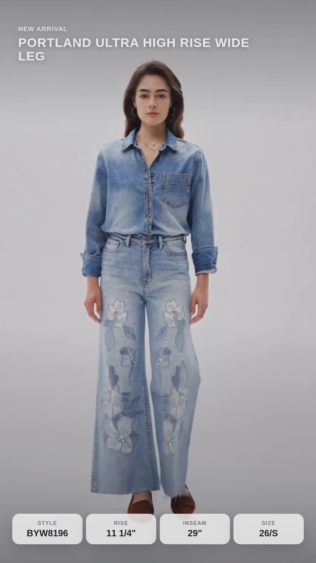 PORTLAND ULTRA HIGH RISE WIDE LEG Fashion Product Video CUT