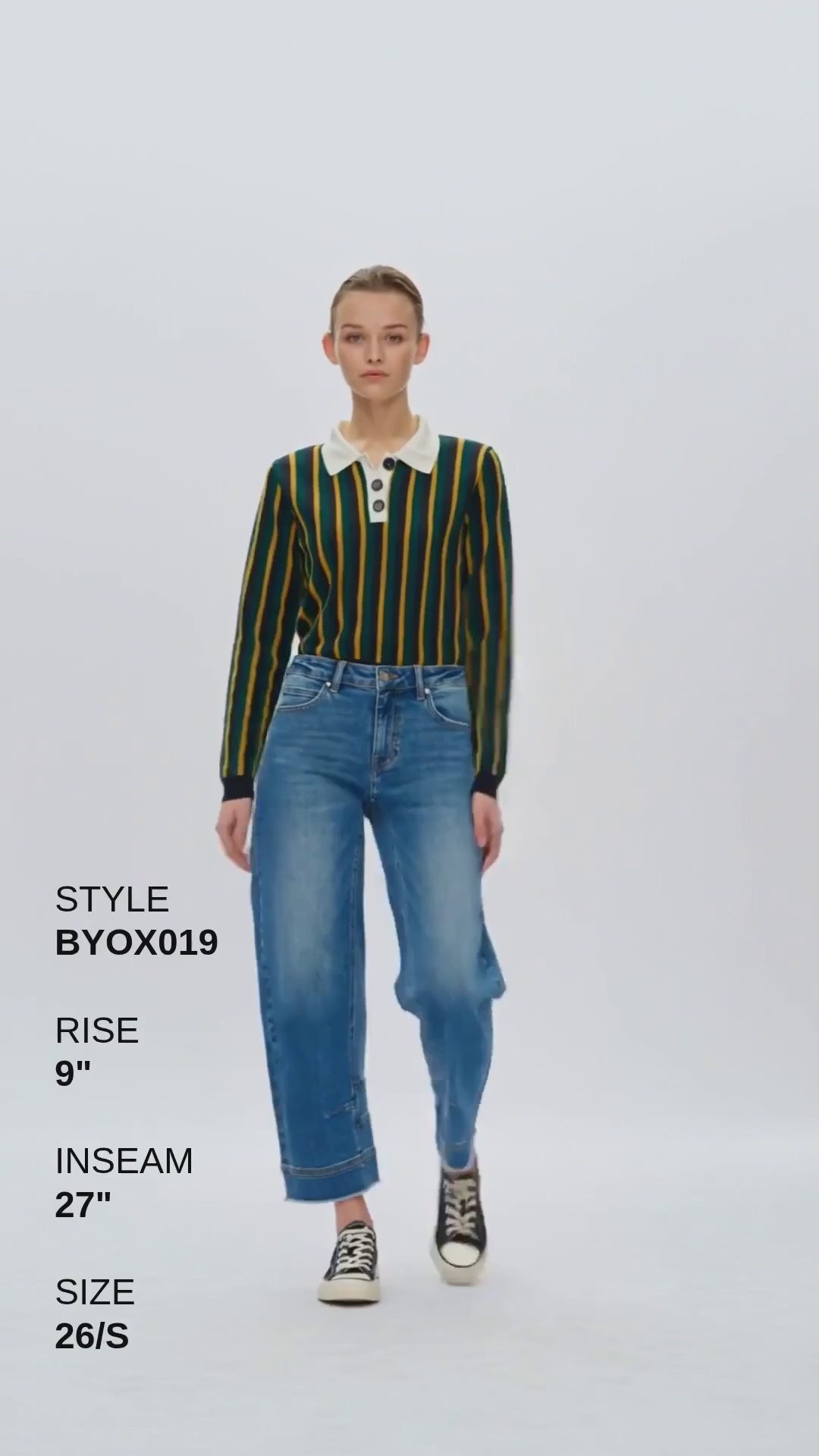 MID RISE BARREL LEG Fashion Product Video CUT