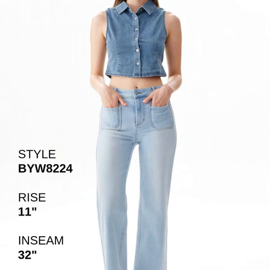 NEW YORK HIGH RISE WIDE LEG Fashion Product Video