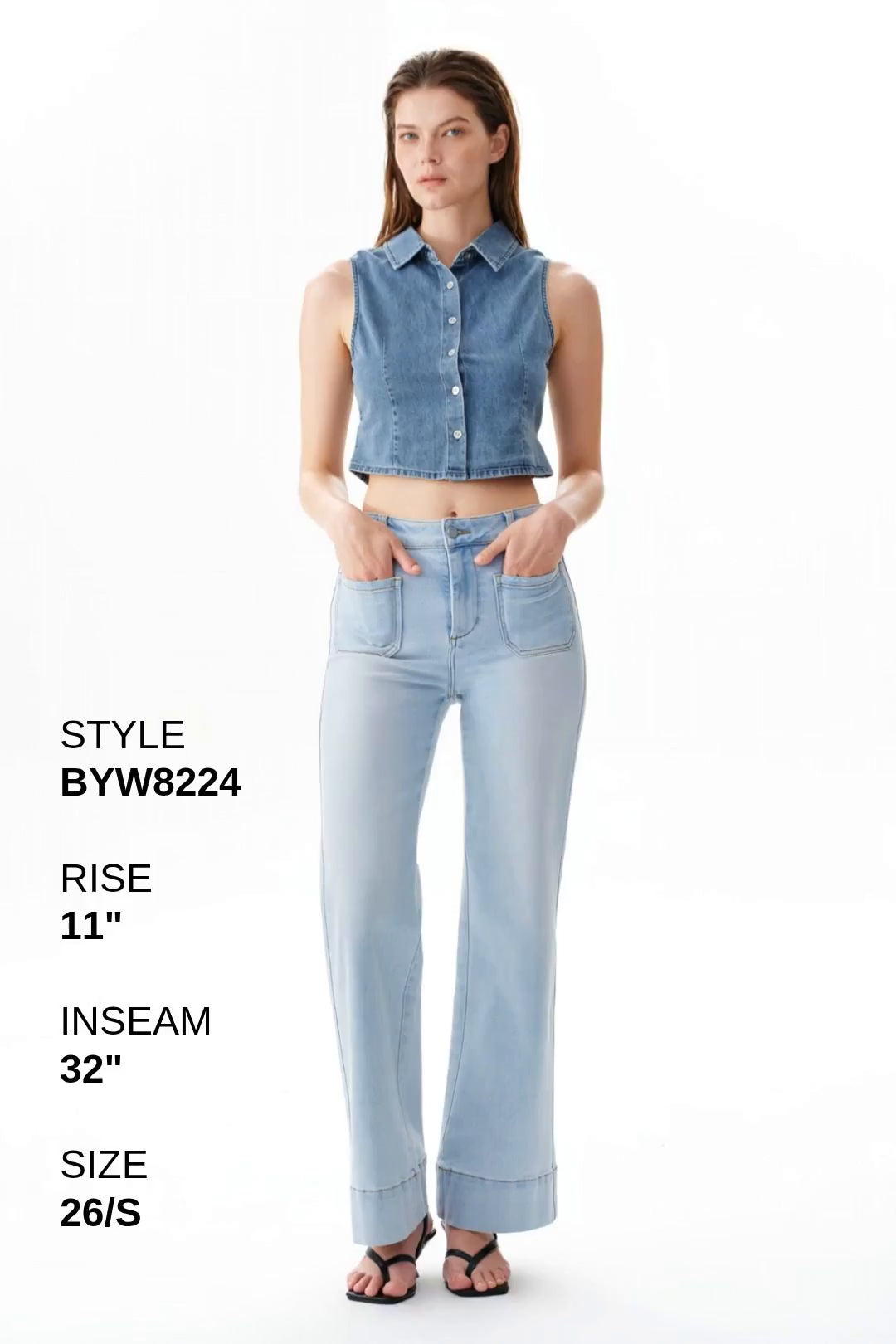 NEW YORK HIGH RISE WIDE LEG Fashion Product Video