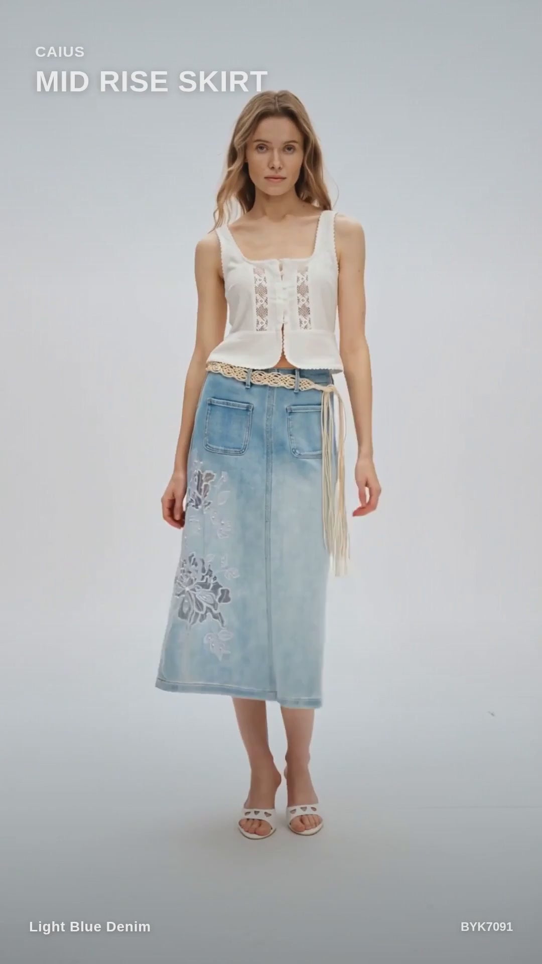 CAIUS MID RISE SKIRT Fashion Product Video CUT