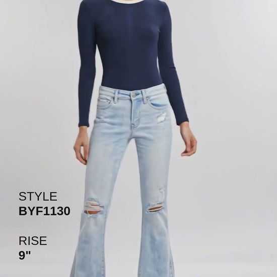 ANGELA MID RISE FLARE Fashion Product Video CUT
