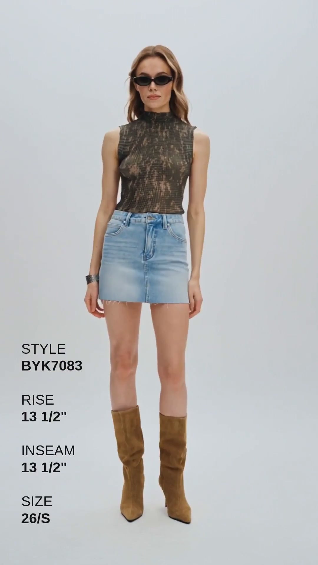 ELOWEN HIGH RISE SKIRT Fashion Product Video CUT