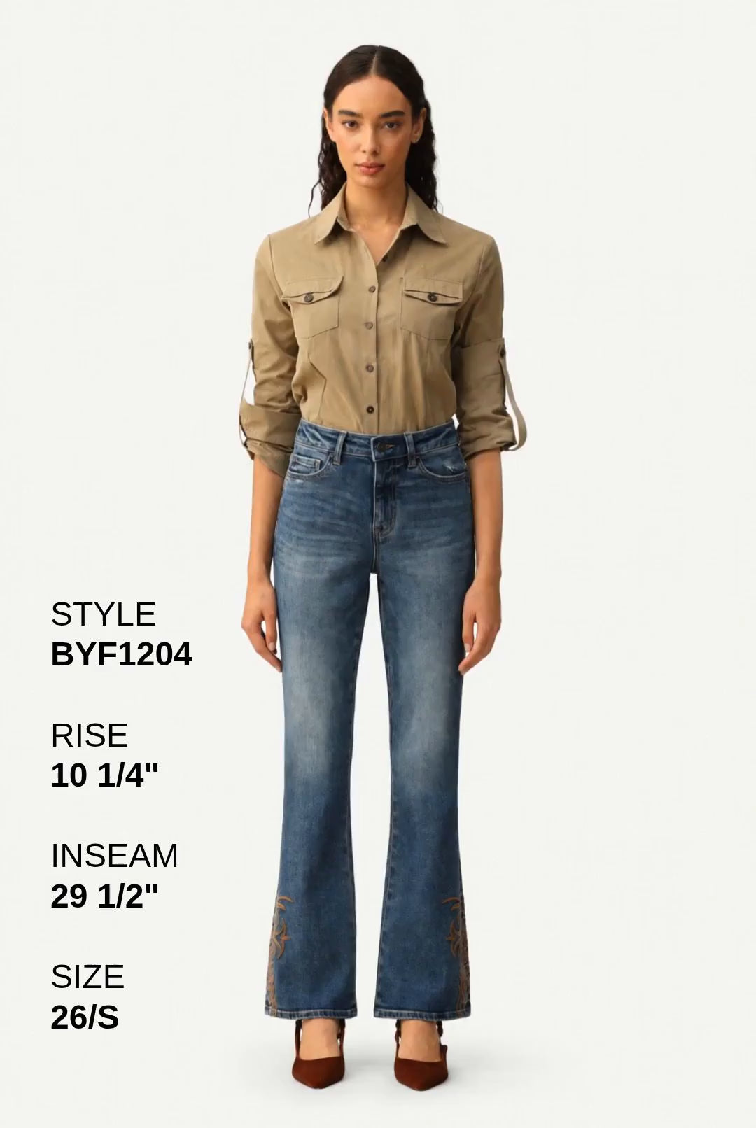 HIGH RISE BOOTCUT Fashion Product Video