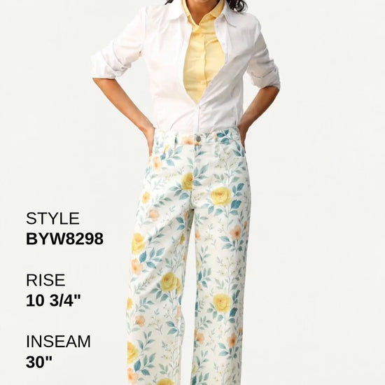 FLORA HIGH RISE WIDE LEG Fashion Product Video
