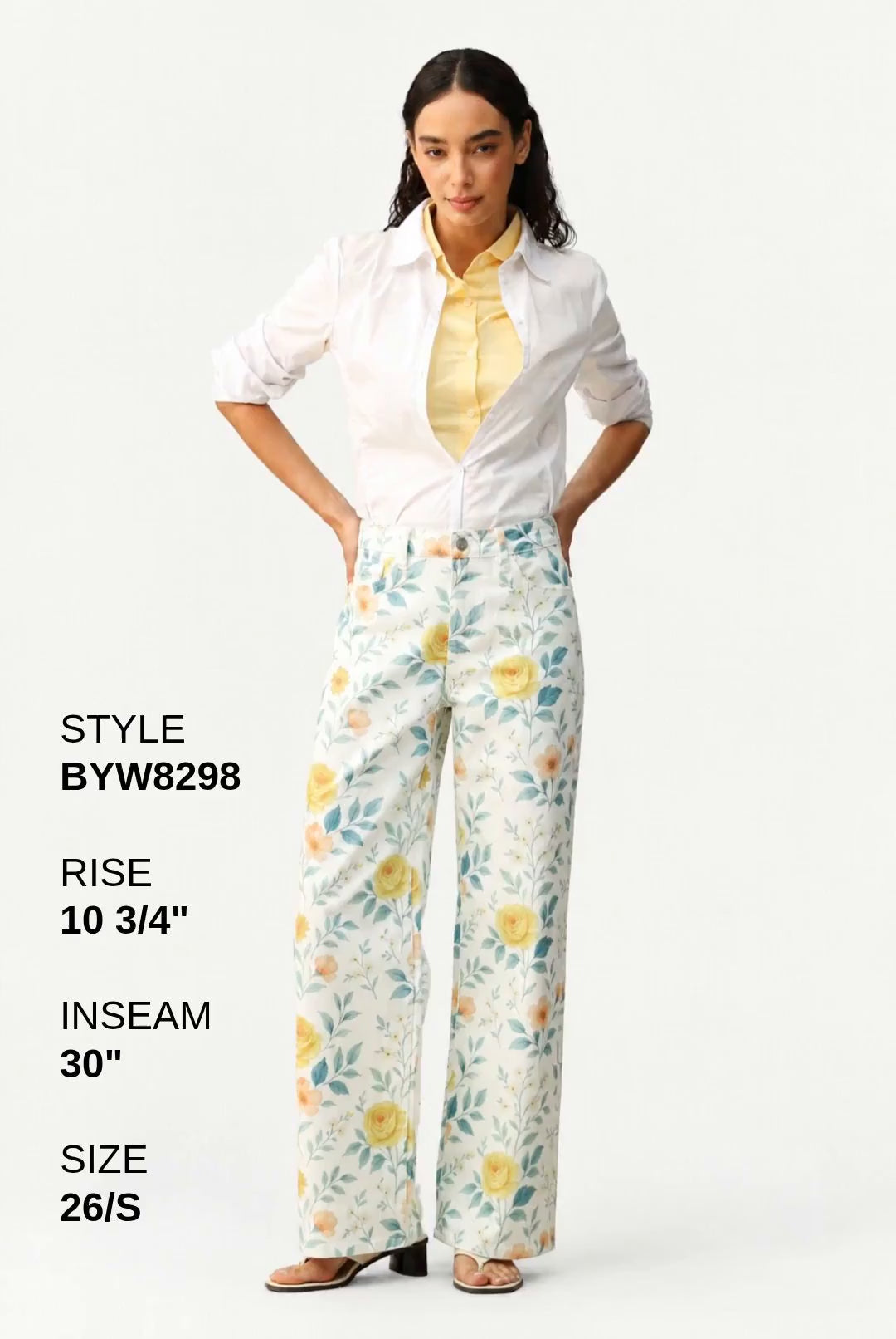 FLORA HIGH RISE WIDE LEG Fashion Product Video