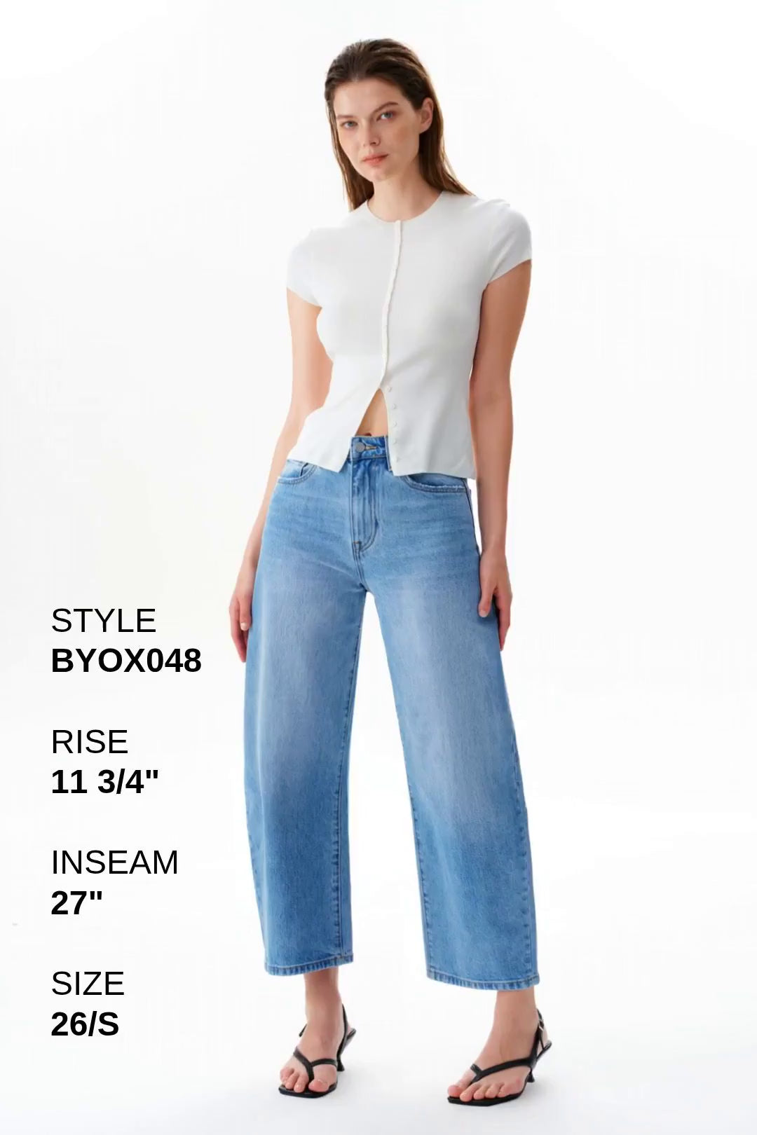 TAMSIN HIGH RISE BARREL Fashion Product Video