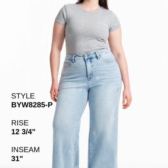 PLUS HIGH RISE WIDE LEG Fashion Product Video