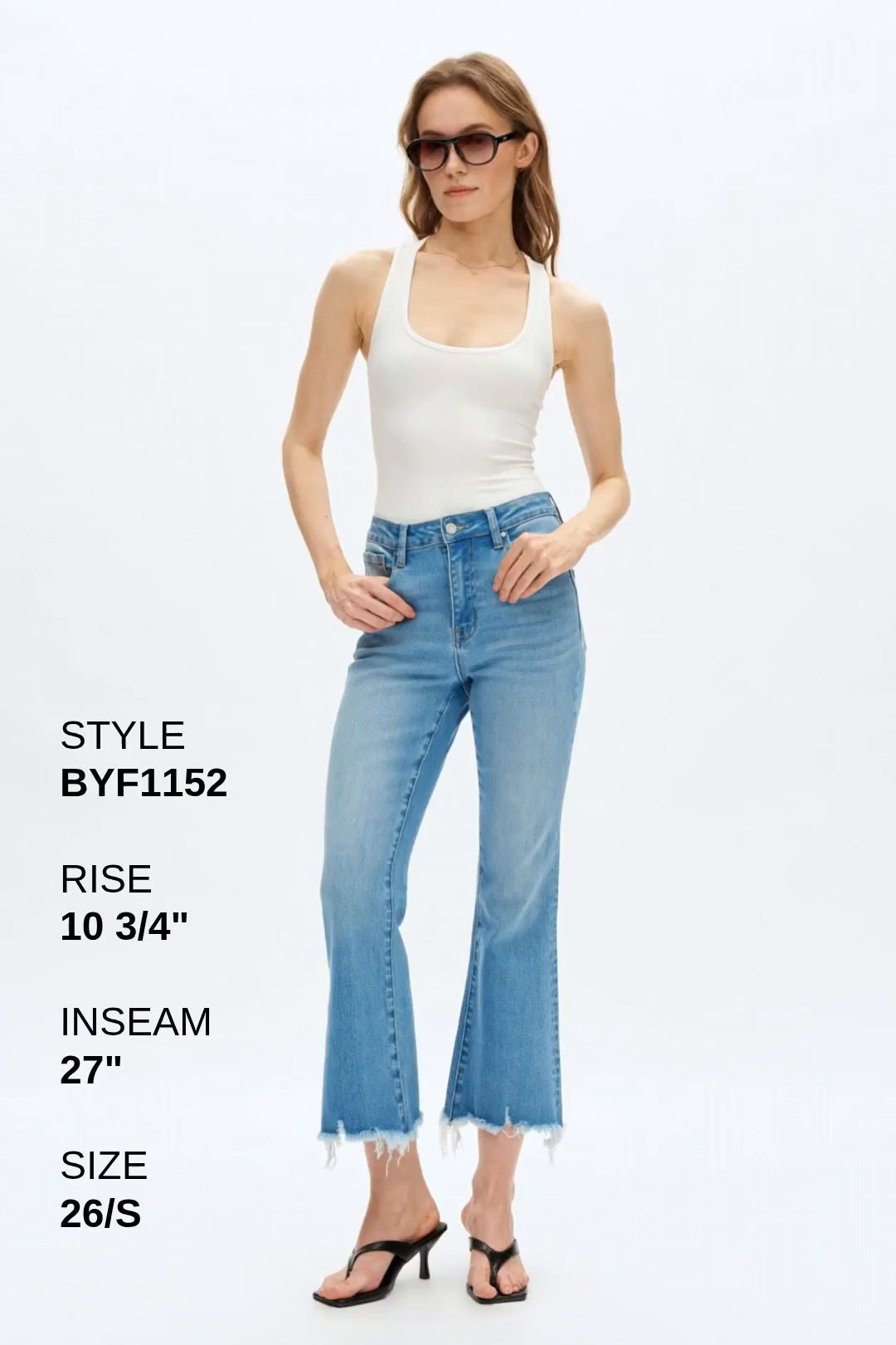 HIGH RISE FLARE Fashion Product Video